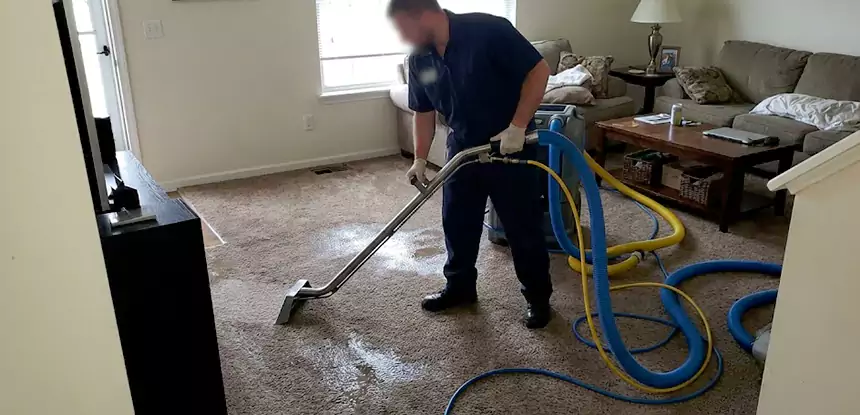Flooded Basement Carpet Cleanup Winterville 